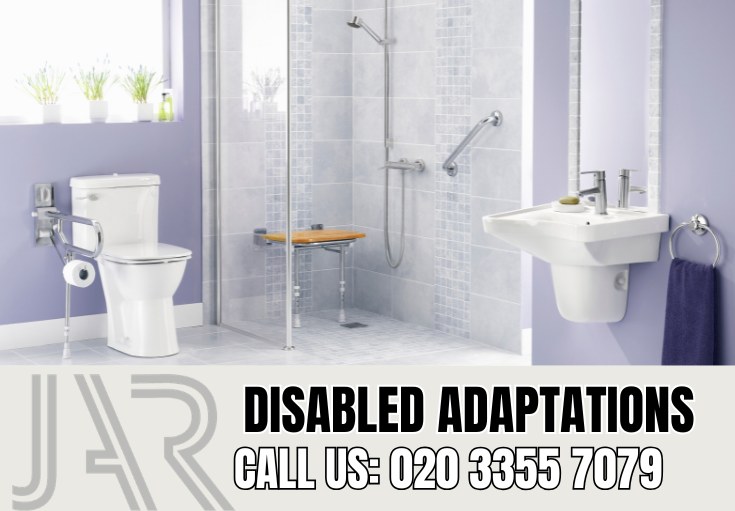 Disabled Bathroom Adaptations by Camdentown Bathroom Fitters