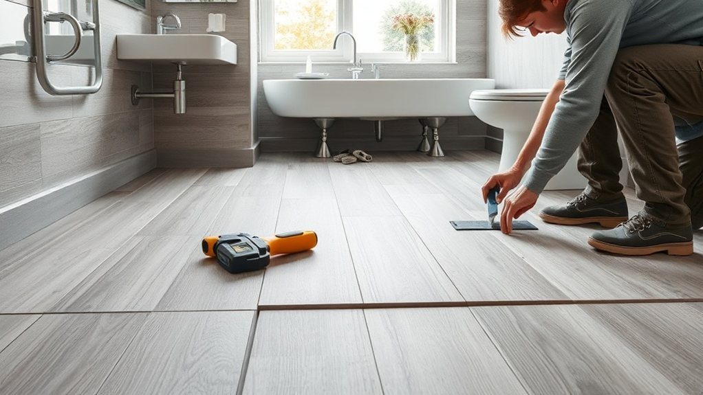 Bathroom Flooring Installation in Camden Town
